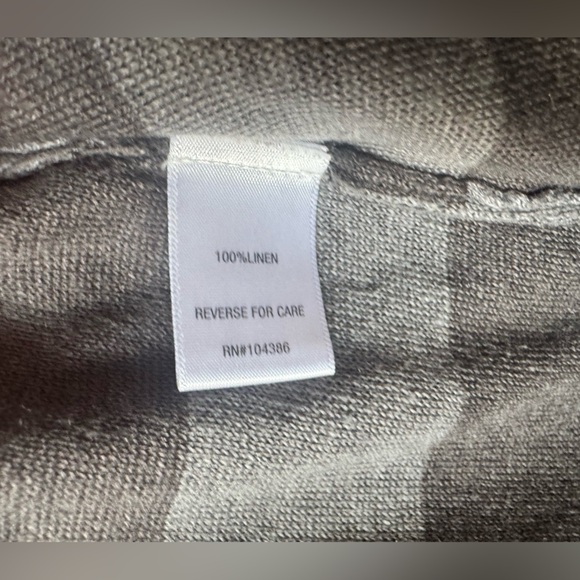 Garnet Hill Linen Duster Cardigan Size S - Picture 11 of 12